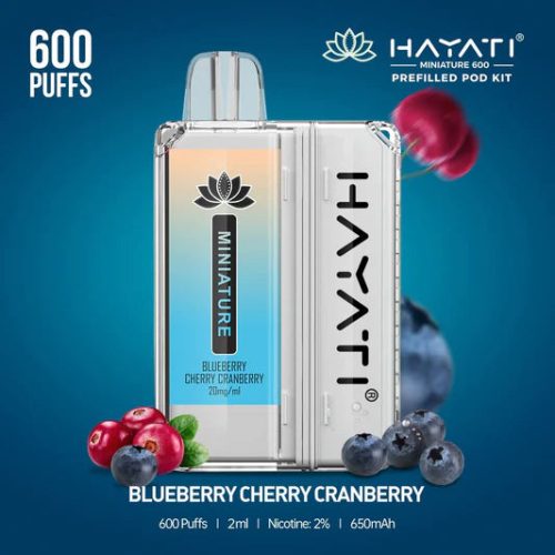 Hayati Miniature 600 Prefilled Vape Kit - Explore Captivating Flavors - Rechargeable Device - UK Ecig Station